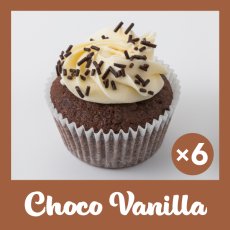 Photo2: Choco Vanilla Cupcakes (×6) (2)