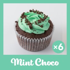 Photo4: Mint choco Cupcakes (×6)  (4)