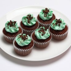 Photo3: Mint choco Cupcakes (×6)  (3)
