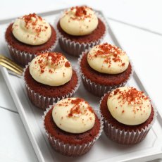 Photo1: Red Velvet Cupcakes (×6) (1)