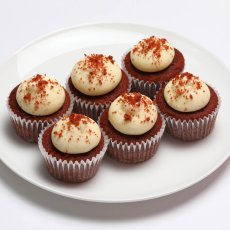 Photo3: Red Velvet Cupcakes (×6) (3)