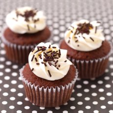Photo1: Choco Vanilla Cupcakes (×6) (1)