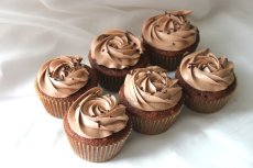 Photo3: Double Choco Cupcakes (×6) (3)