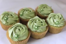 Photo3:  Matcha Cupcakes (×6) (3)