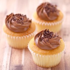 Photo1: Vanilla Choco Cupcakes (×6) (1)