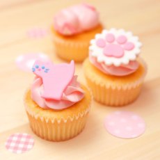 Photo2: Cat Cupcake Box(Pink|6pcs) (2)