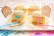 Photo1: Gender Reveal Cupcakes Box (1)