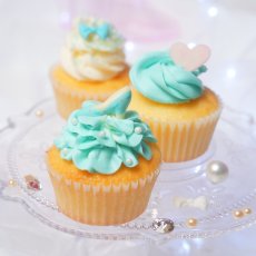Photo5: Girly Cupcake Box (Pink & Blue | 12)  (5)