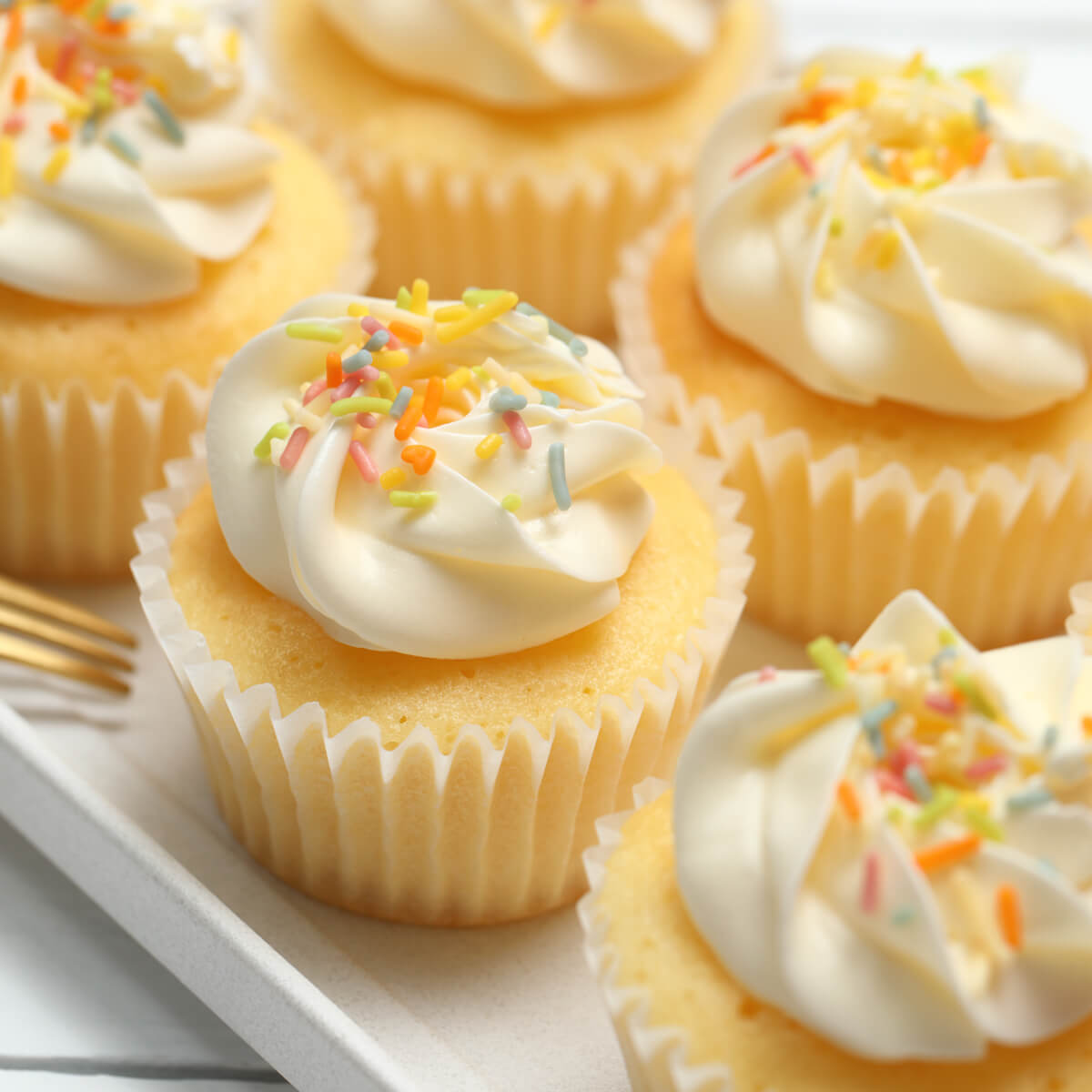 Photo1: Vanilla Cupcakes (×24) (1)