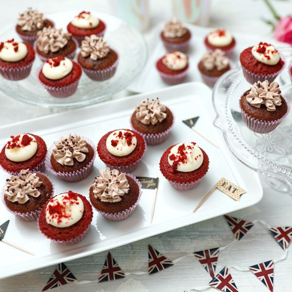 Photo1: Mini cupcakes half and half (2 selections)24pcs (1)